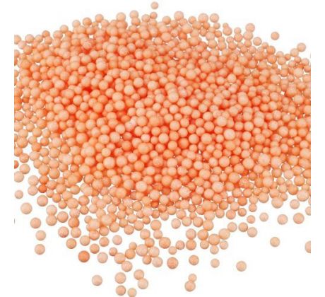 Polystyrénové guličky oranžové 5 mm / 13 g