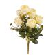 Umelá kytica ružičky žltá 30 cm