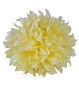 Umelá chryzantéma  hlava priemer 16 cm vanilková