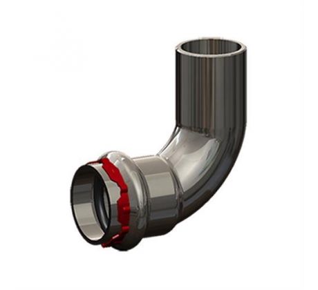 Uhlíková oceľ-koleno MF 90°-vonkajší/vnútorný spoj