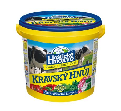Hoštický kravský  hnoj 6kg/vedro