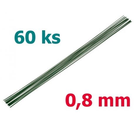 Aranžérsky drôt do kvetov - 0,8 mm/ 60 ks
