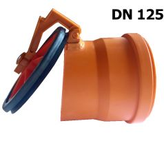 Kanalizačná koncová klapka (žabia) DN 125