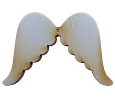 Drevená dekorácia anjelské krídla