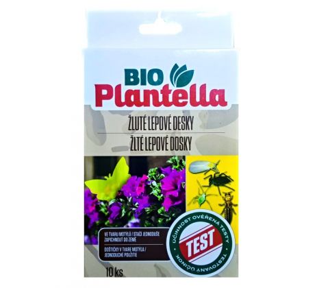 BIO PLANTELLA žlté lepové dosky 10 ks