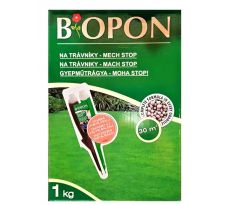 Biopon trávnikové hnojivo mach-stop 1 kg