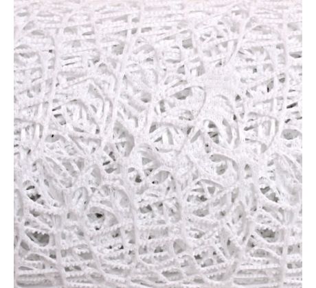 Dekoračná sieťka biela š. 50 cm / 0,5 m, detail