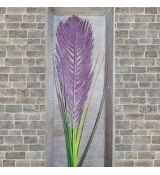 Umelá tráva s tmavofialovým kvetom 94 cm