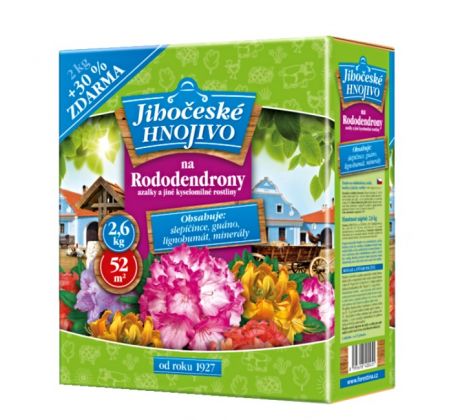 Jihočeské hnojivo na rododendrony a azalky 2 kg+30%