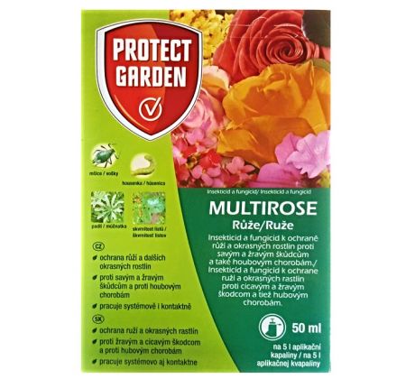 Multirose 2 v 1 postrek na ruže 50 ml / 5 l vody