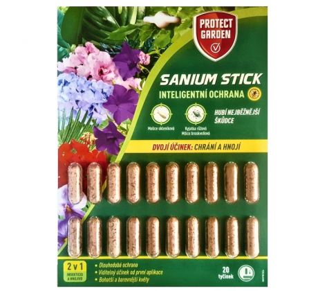 Bayer Garde Sanium stick 2 v 1 insekticíd a hnojivo 20 ks