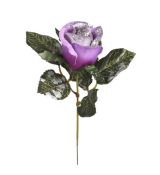 Umelá ruža francúzska fialovošedá 21 cm
