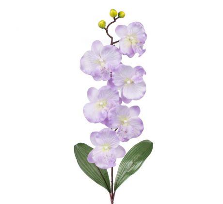 Umelá orchidea saténová L160-06
