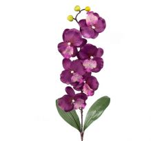 Umelá orchidea saténová L160-08