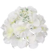 Umelá hortenzia biela priemer 16 cm