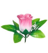 Umelá ruža puk - ružová
