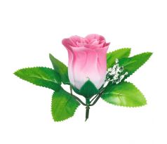 Umelá ruža puk - ružová