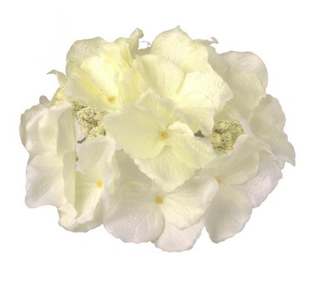Umelá hortenzia krémová priemer 19 cm