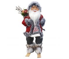Santa s batohom na lyžiach 45 cm