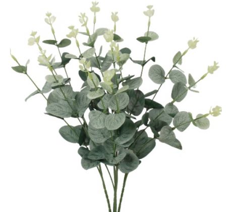 Umelý eukalyptus zelený 50 cm, detail