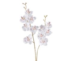 Umelá orchidea biela 50 cm