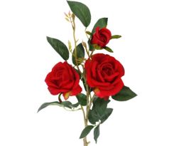 Umelá ruža červená 82 cm / 1 ks