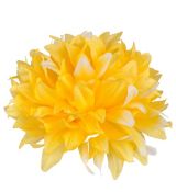 Umelá chryzantéma  hlava priemer 16 cm žltá