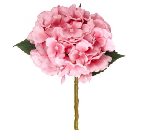 Umelá hortenzia ružová 34 cm