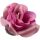 Umelá ruža saténová puk jesenná fialová 7 cm
