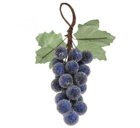 Umelé hrozno fialové 18 cm