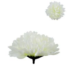 Umelá chryzantéma krémová 9 cm