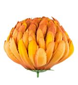 Umelá chryzantéma tmavooranžová 11 cm