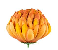 Umelá chryzantéma tmavooranžová 11 cm