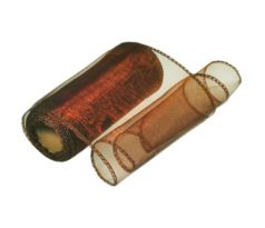 Organza hnedá 12 cm / 9 m