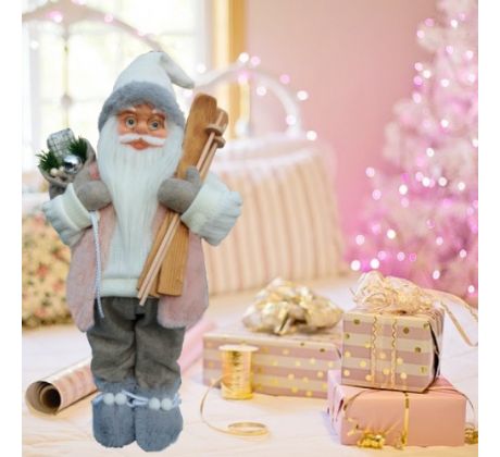 Dekorácia MagicHome Vianoce, Santa, 46 cm