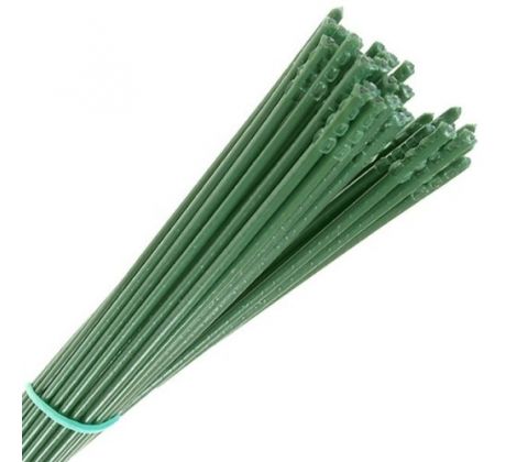 Floristický drôt zelený 2 mm/28 cm 50 ks vrúbkovaný