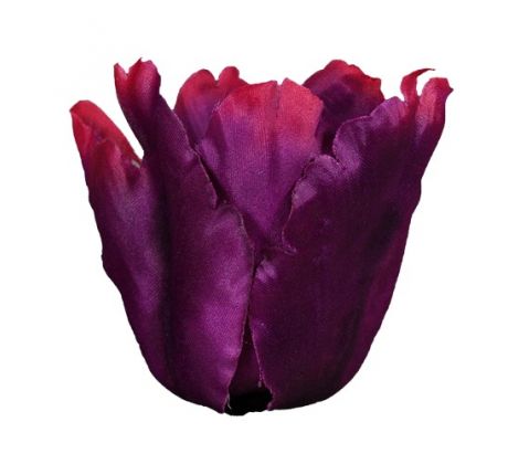 Umelý tulipán burgundy 7,5 cm / 1 ks