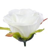 Umelá ružička krémová 6 cm / 1 ks