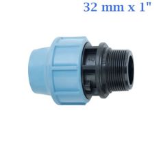 PE Prechod s vonkajším závitom 32 mm x 1 "