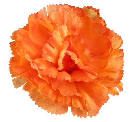 Umelý karafiát oranžový 9 cm