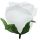 Umelá ruža biela puk 7 cm