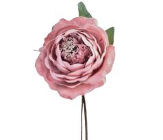 Umelá ruža MagicHome staroružová 22 cm
