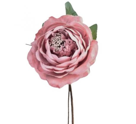 Umelá ruža MagicHome staroružová 22 cm