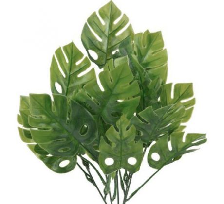 Umelá vetvička monstery zelená 40 cm