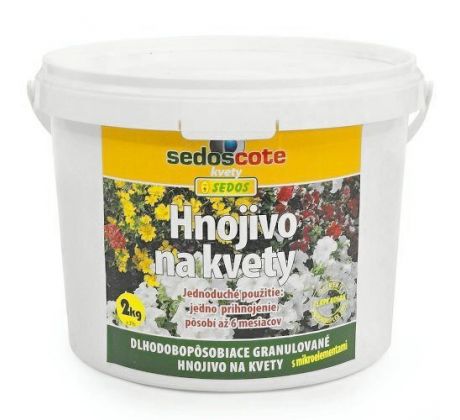 Sedoscote 6M dlhopôsobiace hnojivo na kvety 2 kg