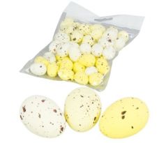 Vajíčko bieložlté mix 2,5 cm / 50 ks