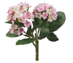 Umelá hortenzia ružová mini 22 cm