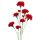 Umelá kytica karafiáty červená 72 cm