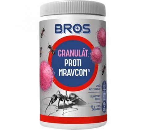 BROS granulát proti mravcom 60g + 20% grátis