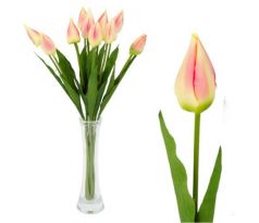 Umelý tulipán žltoružový 55 cm